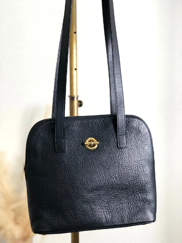 CELINE Toggle Clasp Shoulder bag Black Vintage z5i6dh Flash Sale On Handbags