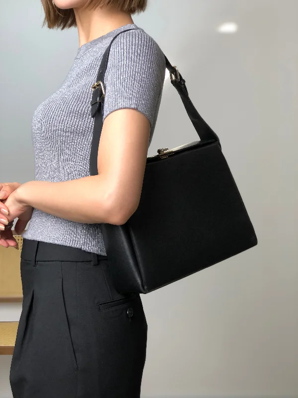 CELINE Turn Lock Handbag Black Vintage j4gitj Statement Bags With Exclusive Savings CELINE Turn Lock Handbag Black Vintage j4gitj Statement Bags With Exclusive Savings