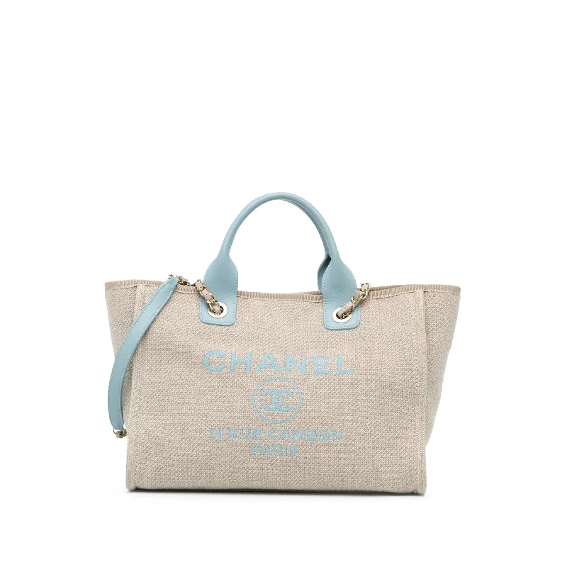 Chanel Small Canvas Deauville Satchel (SHG-CZQGuG) Everyday Bags, Budget-Friendly