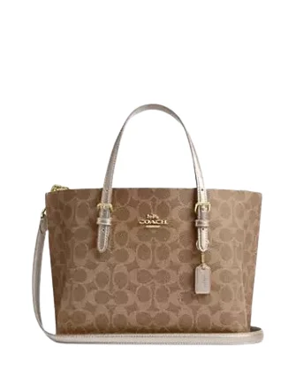 Coach Mollie Tote Bag 25 In Signature Canvas Everyday Elegance At Lower Prices