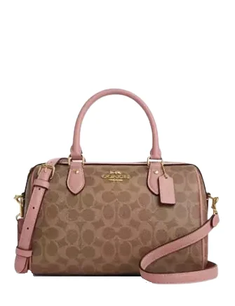 Coach Rowan Satchel Bag In Signature Canvas Trendy And Timeless Handbags Now On Sale Coach Rowan Satchel Bag In Signature Canvas Trendy And Timeless Handbags Now On Sale