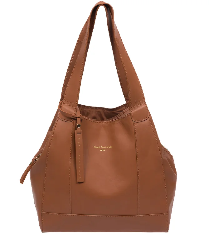 'Colette' Oak Leather Handbag Designer-Inspired Bags At Reduced Prices