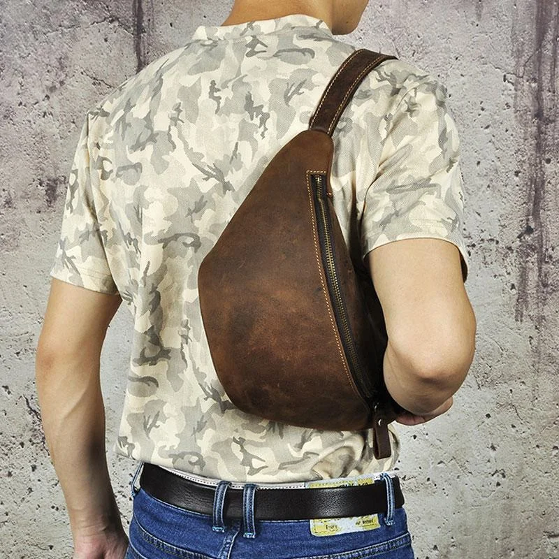 Cool Vintage Brown Mens Leather Fanny Pack Belt Bags Waist Bag For Men Premium Handbags At Exclusive Prices Cool Vintage Brown Mens Leather Fanny Pack Belt Bags Waist Bag For Men Premium Handbags At Exclusive Prices