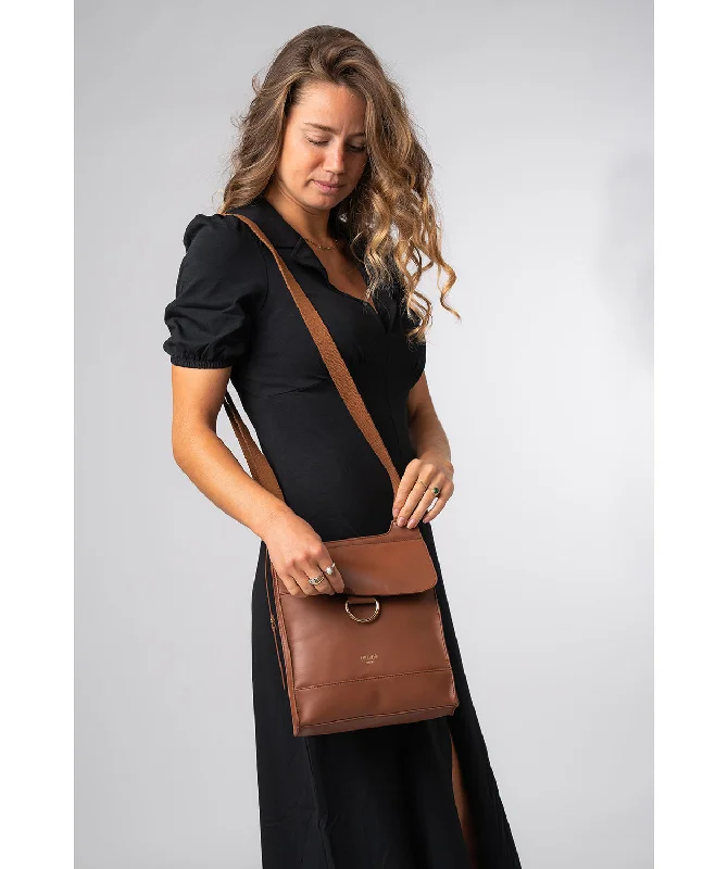 'Covent' Oak Leather Cross Body Bag Classic Bags, Exclusive Deals