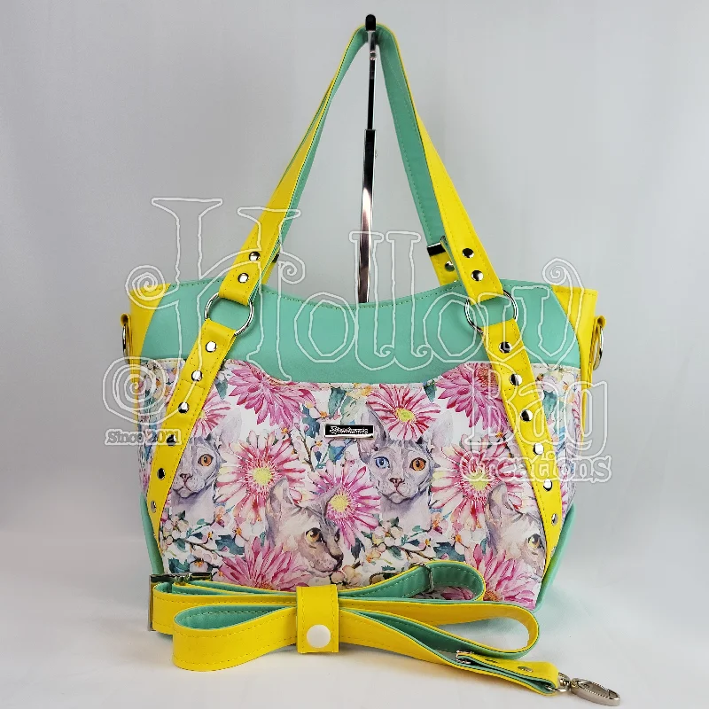 Floral Sphynx Satchel Designer Bags, Low Prices