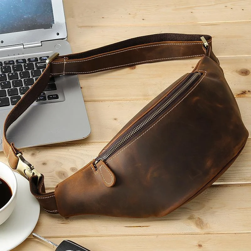 Cool Mens Leather Belt Bag Fanny Pack Waist Bags For Men Trendy Handbags At Limited-Time Discounts Cool Mens Leather Belt Bag Fanny Pack Waist Bags For Men Trendy Handbags At Limited-Time Discounts