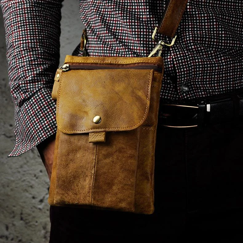 Leather Belt Pouch Mens Small Cases Waist Bag Hip Pack Belt Bag Fanny Pack Bumbag for Men Chic Crossbody Bags, Limited Offers Leather Belt Pouch Mens Small Cases Waist Bag Hip Pack Belt Bag Fanny Pack Bumbag for Men Chic Crossbody Bags, Limited Offers