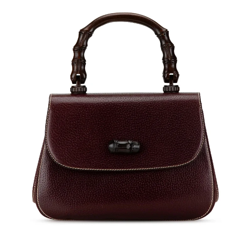 Gucci Calfskin Bamboo Handbag (SHG-m3eCxo) Best Deals On Premium And Casual Bags – Act Fast