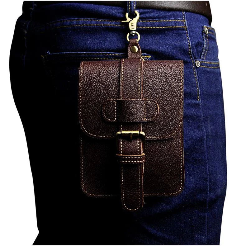 Leather Belt Pouch Mens Small Cases Waist Bag Hip Pack Belt Bag Fanny Pack Bumbag for Men The Bag Sale You've Been Waiting For Is Here