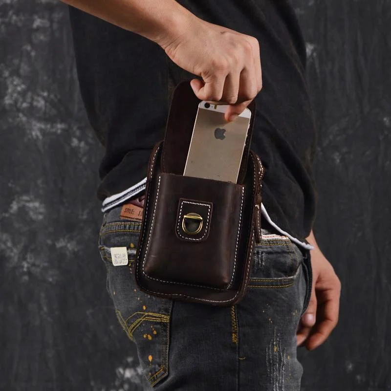 Leather Belt Pouch Mens Small Cases Waist Bag Hip Pack Belt Bag Fanny Pack Bumbag for Men Best Deals On Premium And Casual Bags – Act Fast