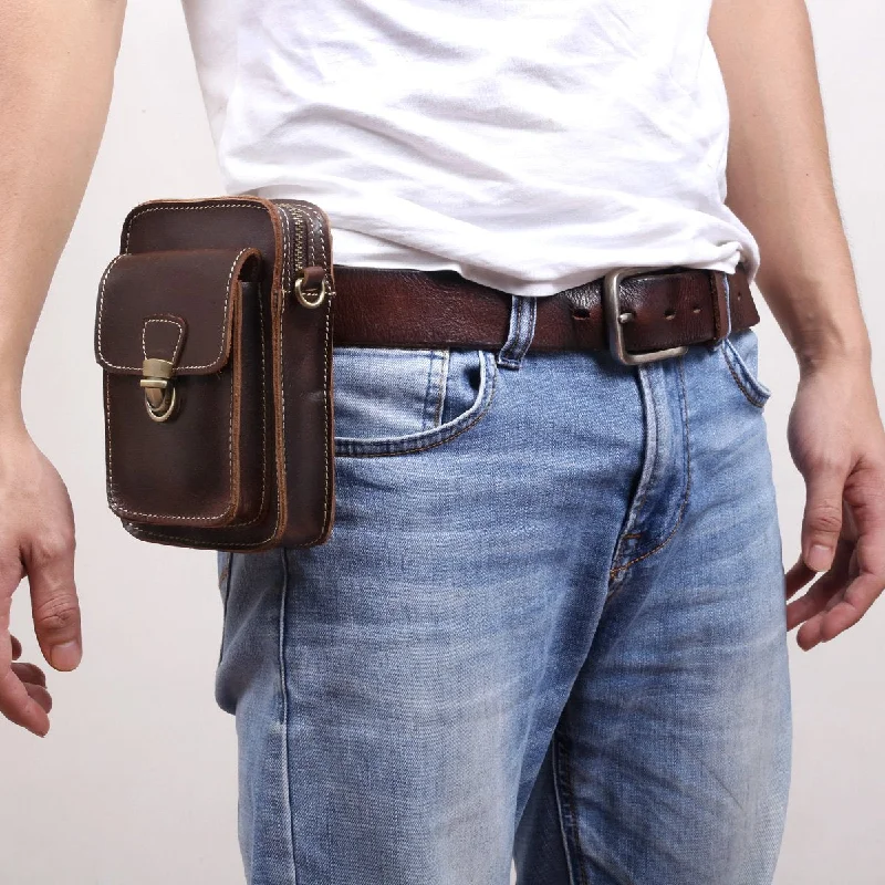 Leather Belt Pouch Mens Small Cases Waist Bag Hip Pack Belt Bag Fanny Pack Bumbag for Men Everyday Handbags At Wallet-Friendly Prices Leather Belt Pouch Mens Small Cases Waist Bag Hip Pack Belt Bag Fanny Pack Bumbag for Men Everyday Handbags At Wallet-Friendly Prices