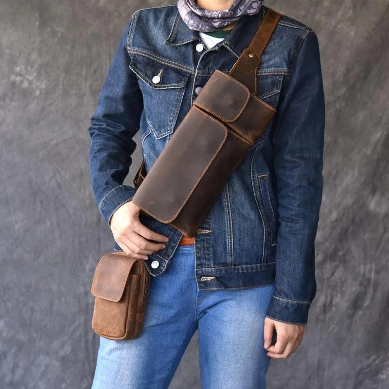 Handmade Vintage Leather Fanny Pack Mens Waist Bag Hip Pack Belt Bag for Men Iconic Handbags At Unbeatable Prices Handmade Vintage Leather Fanny Pack Mens Waist Bag Hip Pack Belt Bag for Men Iconic Handbags At Unbeatable Prices
