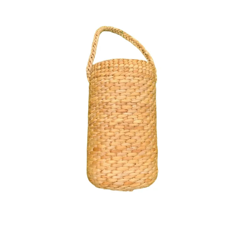 Handwoven Water Hyacinth Wine Holder Bag Timeless Handbags, Flash Sale