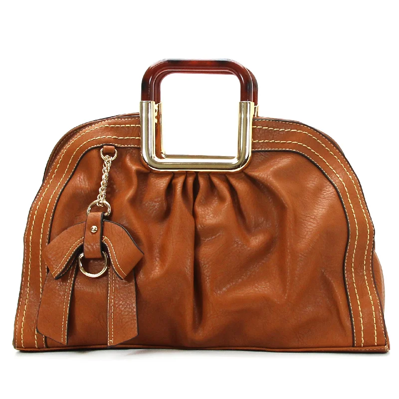 Jade Marie Unique Satchel Tote - Saddle Grab Stylish Bags Before They're Gone