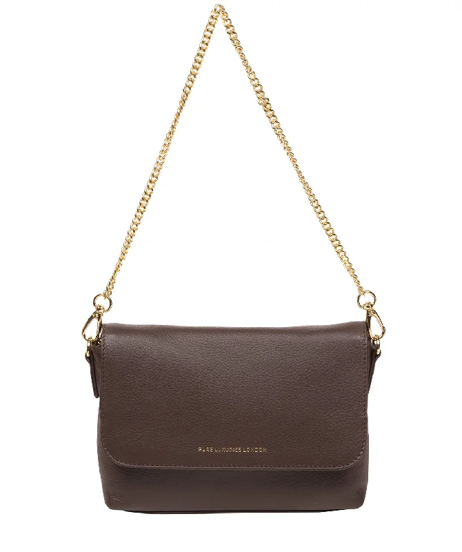 'Jazmine' Hot Fudge Nappa Leather Grab Clutch Bag Unmissable Deals On Trendy Handbags 'Jazmine' Hot Fudge Nappa Leather Grab Clutch Bag Unmissable Deals On Trendy Handbags