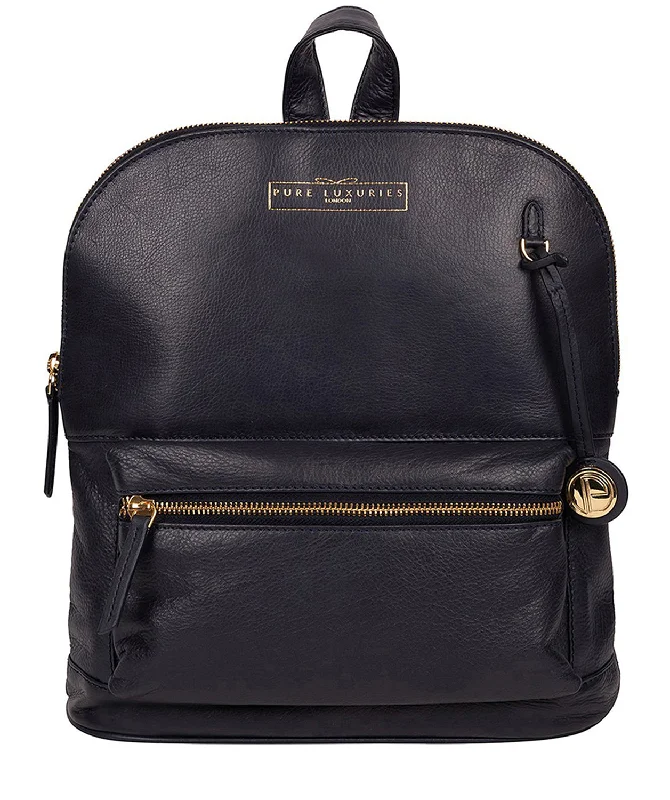 'Kinsely' Navy Leather Backpack Everyday Elegance At Lower Prices