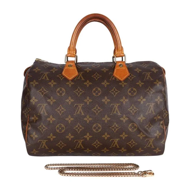 Monogram Canvas Speedy 30 Brown (Authentic Pre-Owned) Stylish Bags At Unbeatable Prices – Shop Now
