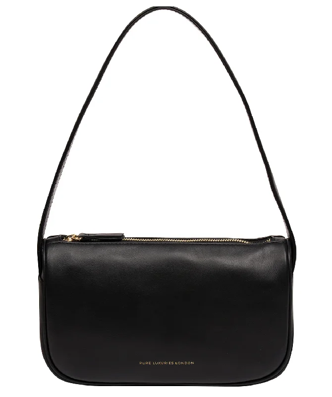'Quinn' Black Leather Grab Bag Stylish Handbags With Exclusive Online Discounts