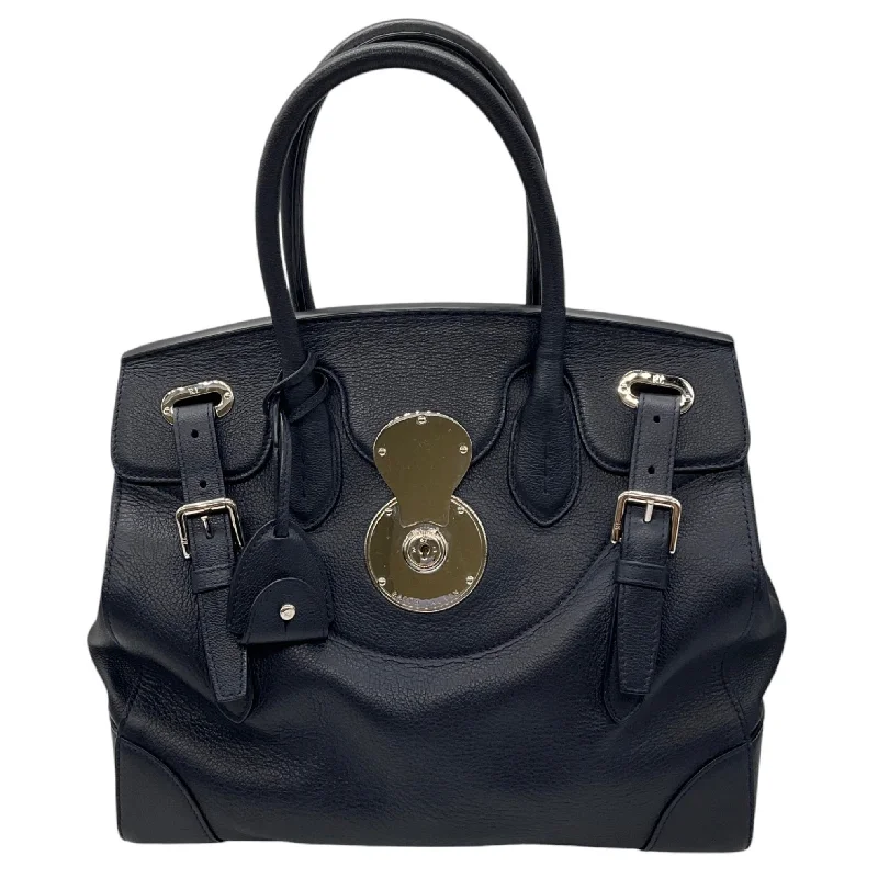 Ralph Lauren Collection Navy Blue Ricky 33 Leather Handbag Limited-Stock Handbag Sale For A Stylish Look Ralph Lauren Collection Navy Blue Ricky 33 Leather Handbag Limited-Stock Handbag Sale For A Stylish Look