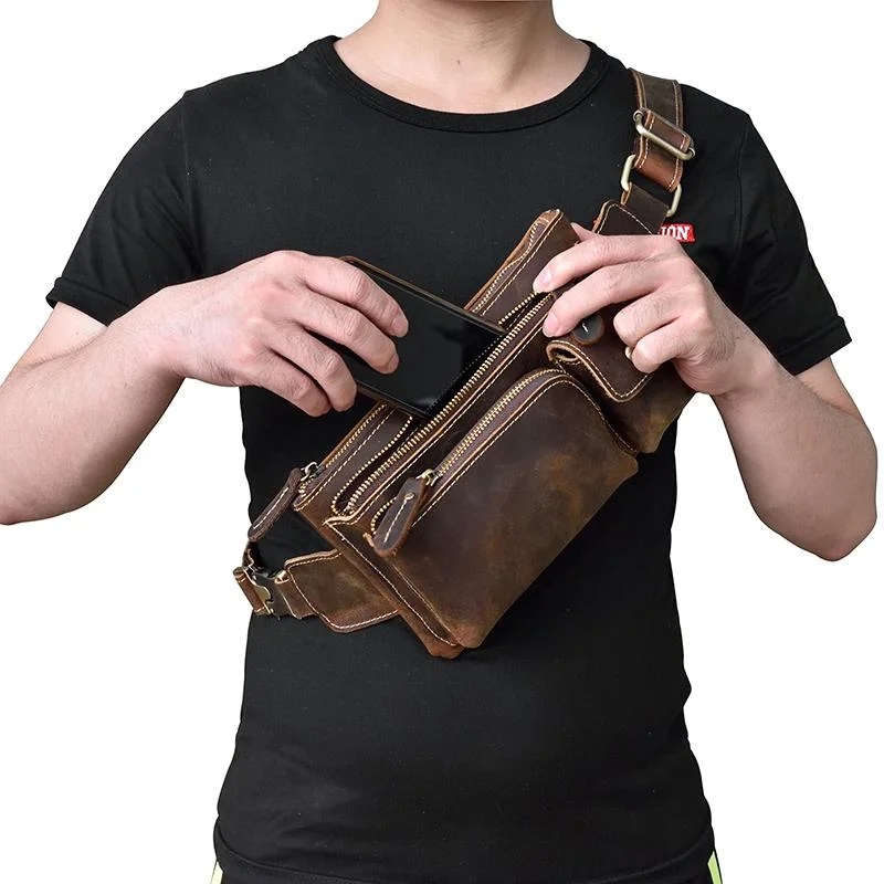 Brown Cool LEATHER MENS FANNY PACK FOR MEN BUMBAG Vintage WAIST BAGS Handbag Deals For Every Occasion Brown Cool LEATHER MENS FANNY PACK FOR MEN BUMBAG Vintage WAIST BAGS Handbag Deals For Every Occasion