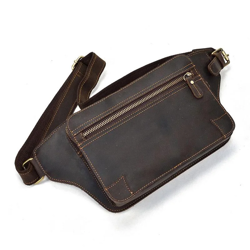 Cool Dark Brown LEATHER MENS FANNY PACK FOR MEN BUMBAG Vintage WAIST BAGS Trendy Purses With Limited-Time Offers Cool Dark Brown LEATHER MENS FANNY PACK FOR MEN BUMBAG Vintage WAIST BAGS Trendy Purses With Limited-Time Offers