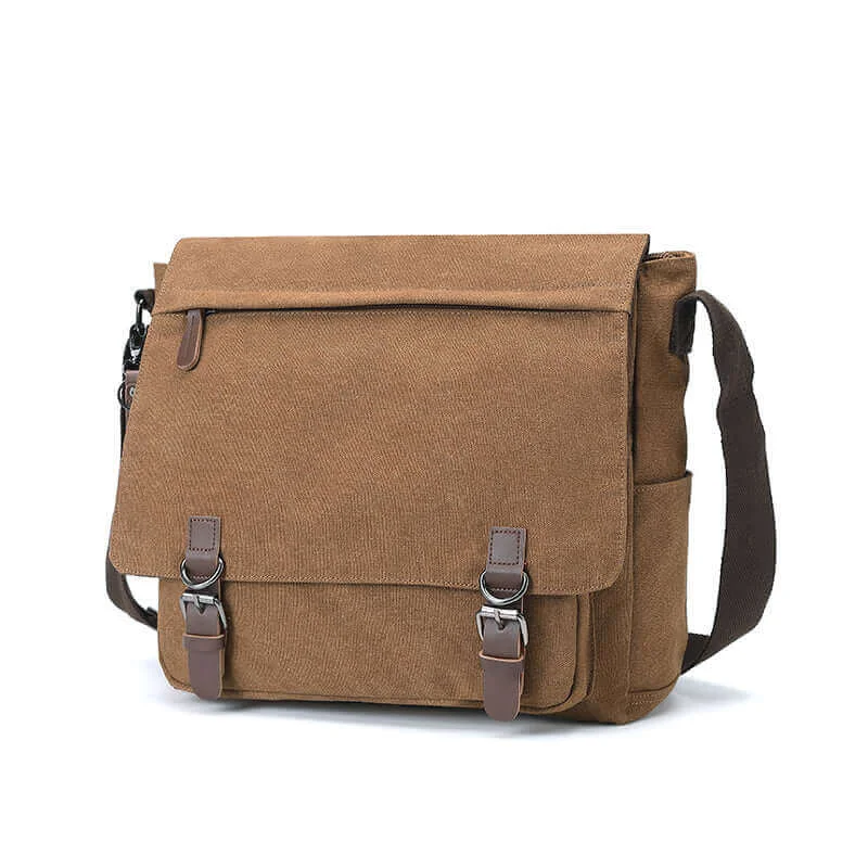 Stylish Canvas Shoulder and Crossbody Messenger Bag | Fits 15" Laptop Trendy Bags, Huge Savings Stylish Canvas Shoulder and Crossbody Messenger Bag | Fits 15" Laptop Trendy Bags, Huge Savings