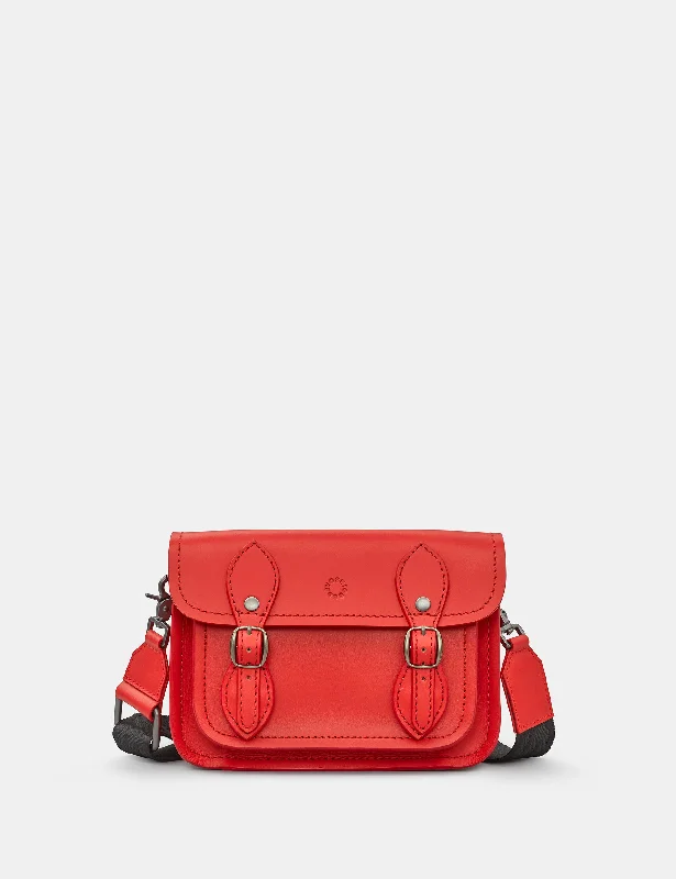 Tilney Red Leather Mini Satchel Bag Premium Handbags With A Touch Of Elegance