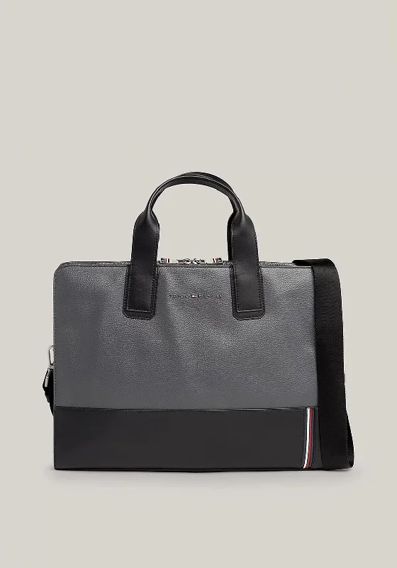 Tommy Hilfiger Men’s Central Slim Laptop Bag, Dark Grey High-End Bags, Low-End Prices Tommy Hilfiger Men’s Central Slim Laptop Bag, Dark Grey High-End Bags, Low-End Prices