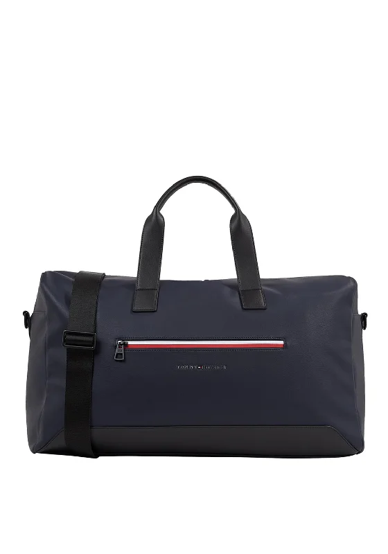 Tommy Hilfiger Essential Signature Duffle Bag, Space Blue The Perfect Bag Sale Is Here Tommy Hilfiger Essential Signature Duffle Bag, Space Blue The Perfect Bag Sale Is Here