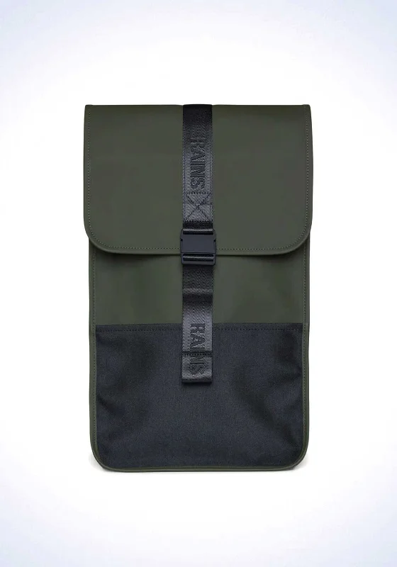 Rains Trail Backpack, Green Premium Bags, Special Prices